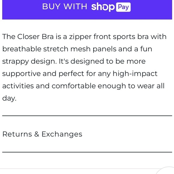 Handful The Closer Bra Sports Bra High Impact - Picture 7 of 7